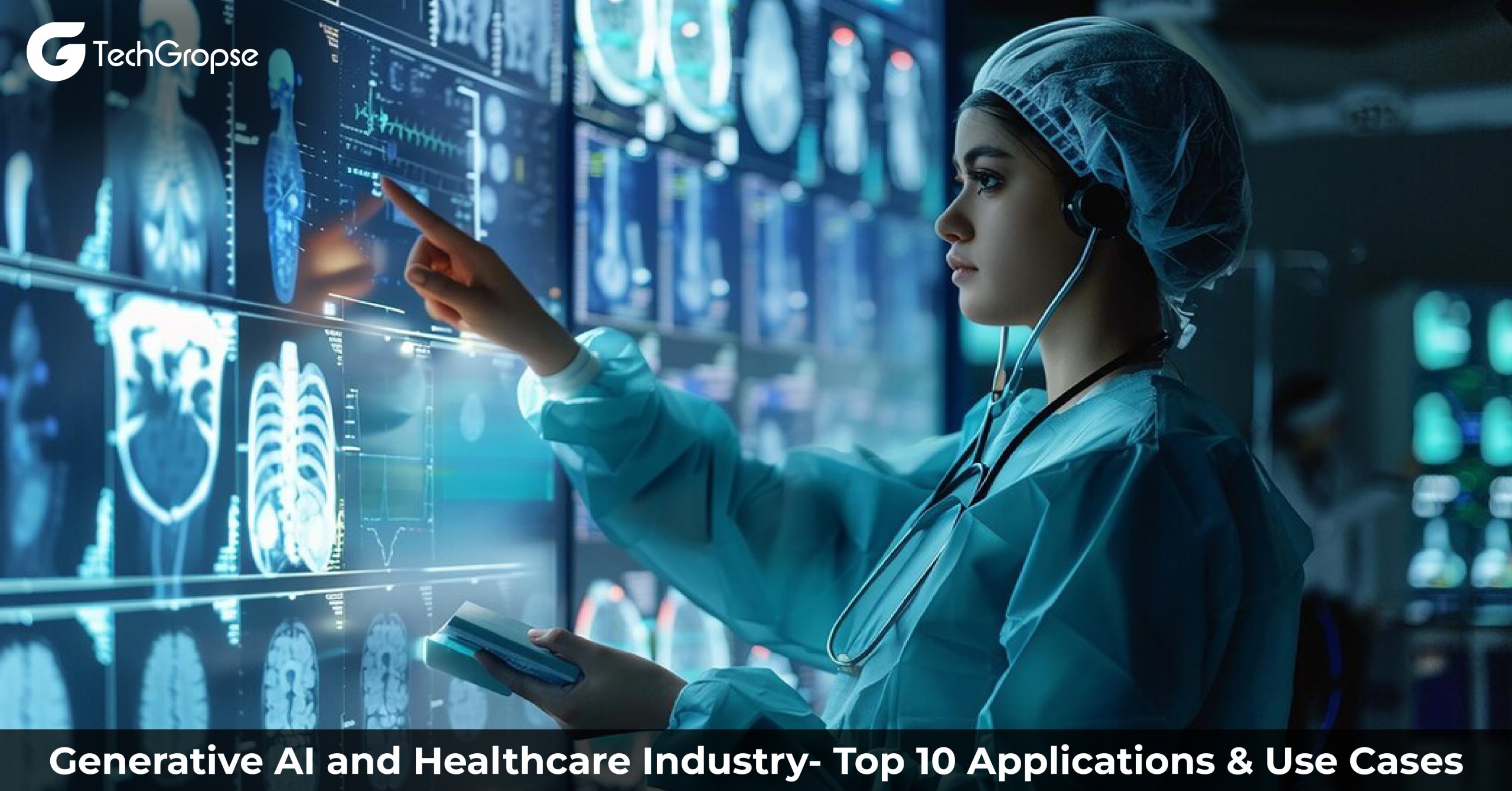 Generative AI and Healthcare Industry Top 10 Applications Use Cases 01 scaled