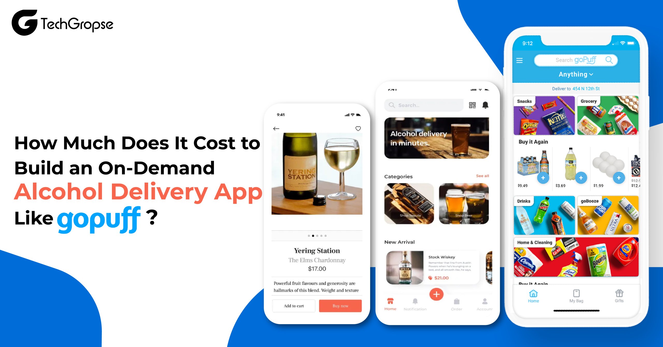 How Much Does It Cost to Build an On Demand Alcohol Delivery App Like Gopuff scaled