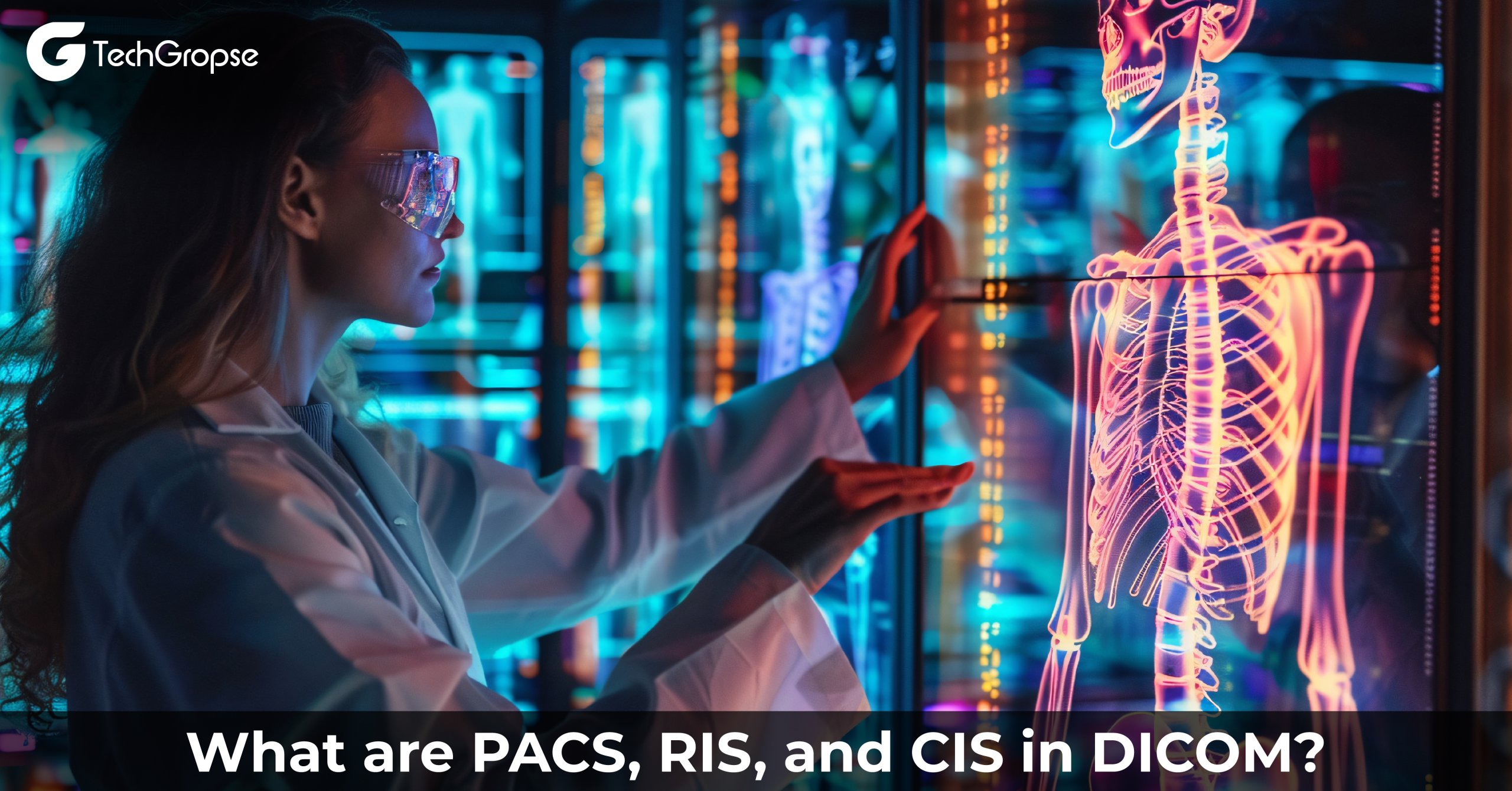 What are PACS RIS and CIS in DICOM1 01 scaled