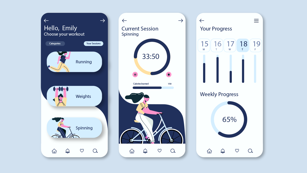 develop fitness app