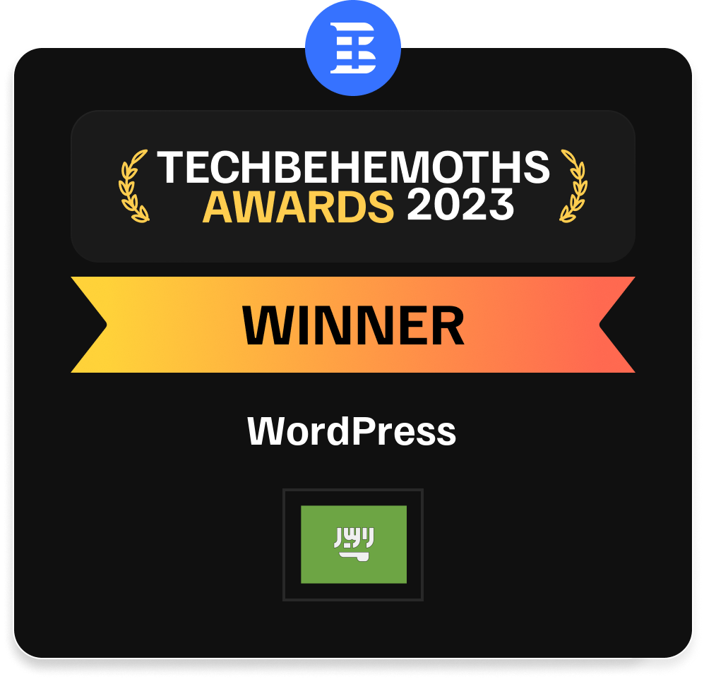 Techbehemoths Awards 2023 Word Press